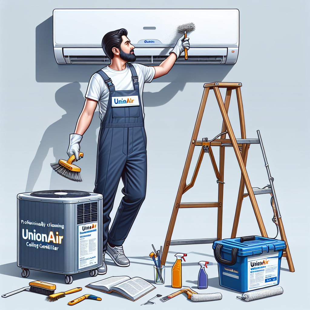 ניקוי מזגן עילי UNIONAIR עבודה מקצועית ובזול לכל כיס