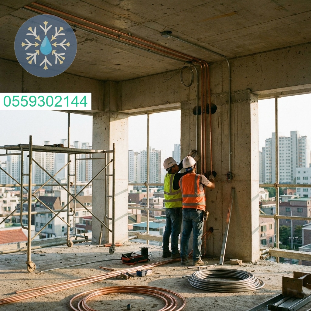 דיוק ומקצועיות בהתקנת תשתיות מיזוג בשלב השלד להבטחת תוצאה מושלמת