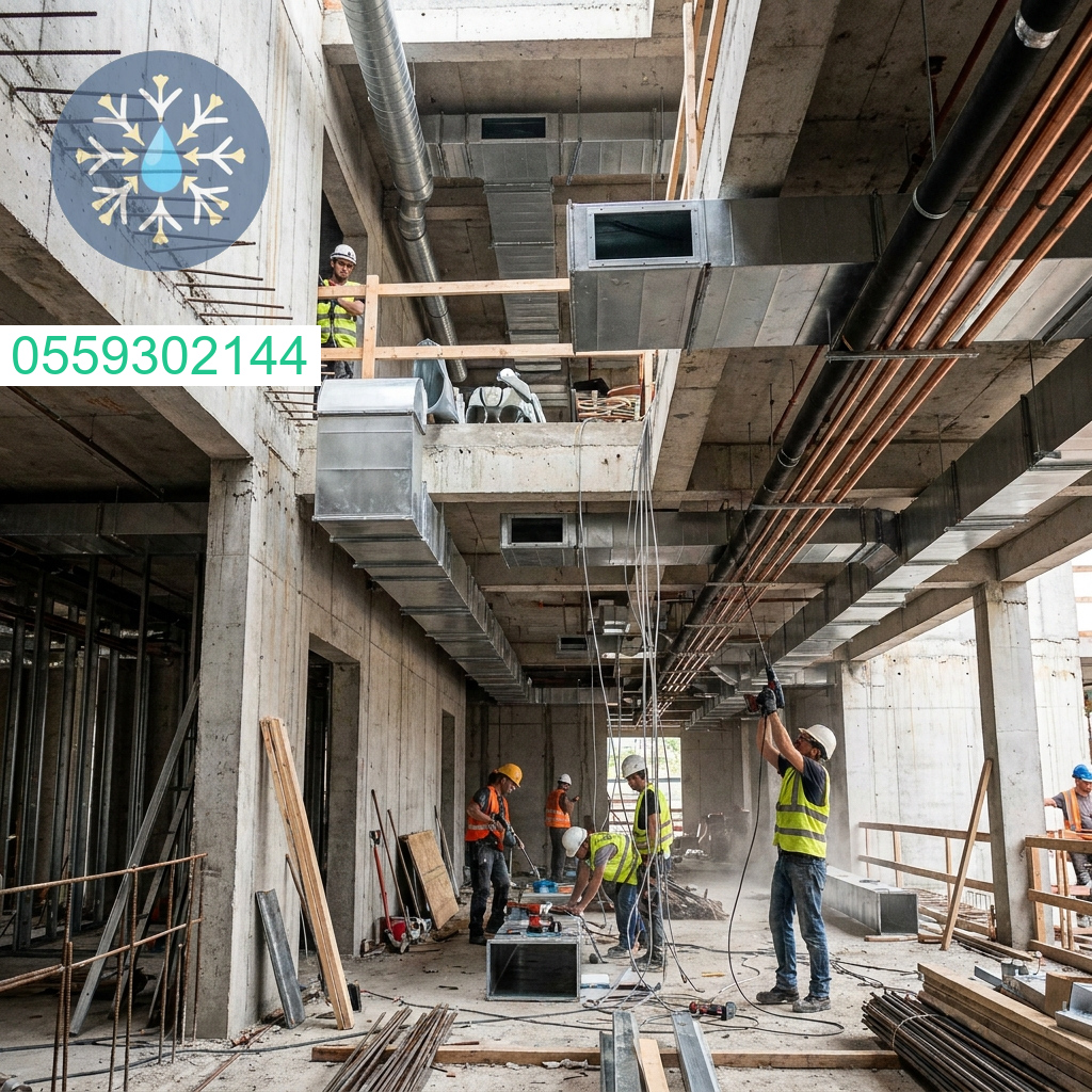 תשתית מיזוג אוויר מקצועית ומדויקת כבר משלב השלד להבטחת איכות ונוחות לכל החיים